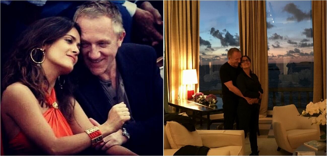 Las fotos más íntimas de Salma Hayek y Francois-Henri Pinault