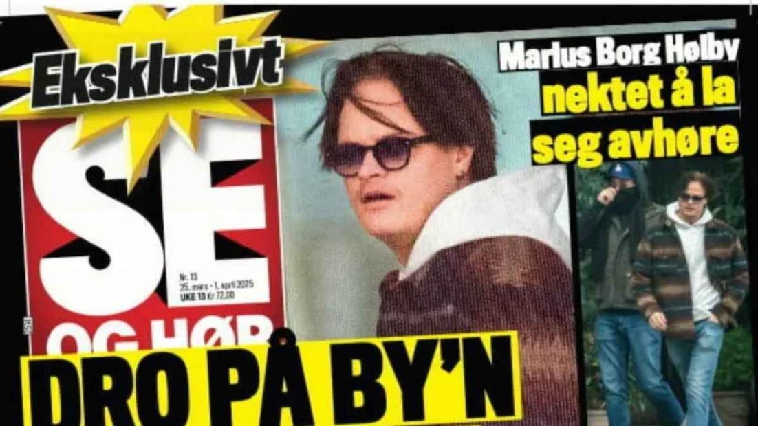 El nuevo look de Marius Borg / Foto: Captura de la revista Se og Hor