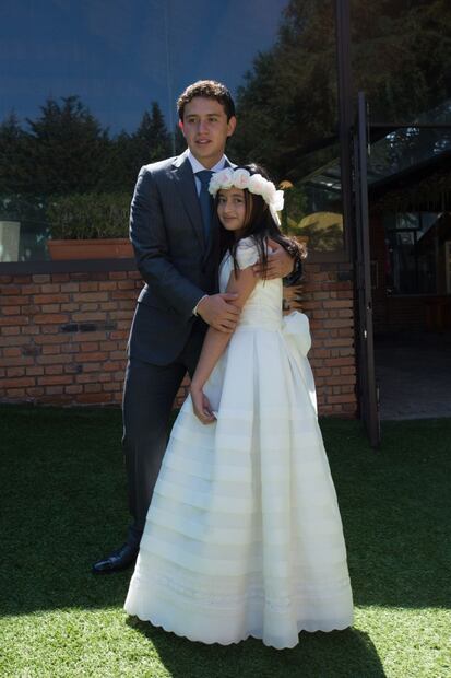 El álbum de fotos de Miguel Ángel Osorio Chong y sus hijos Miguel y Laura Osorio