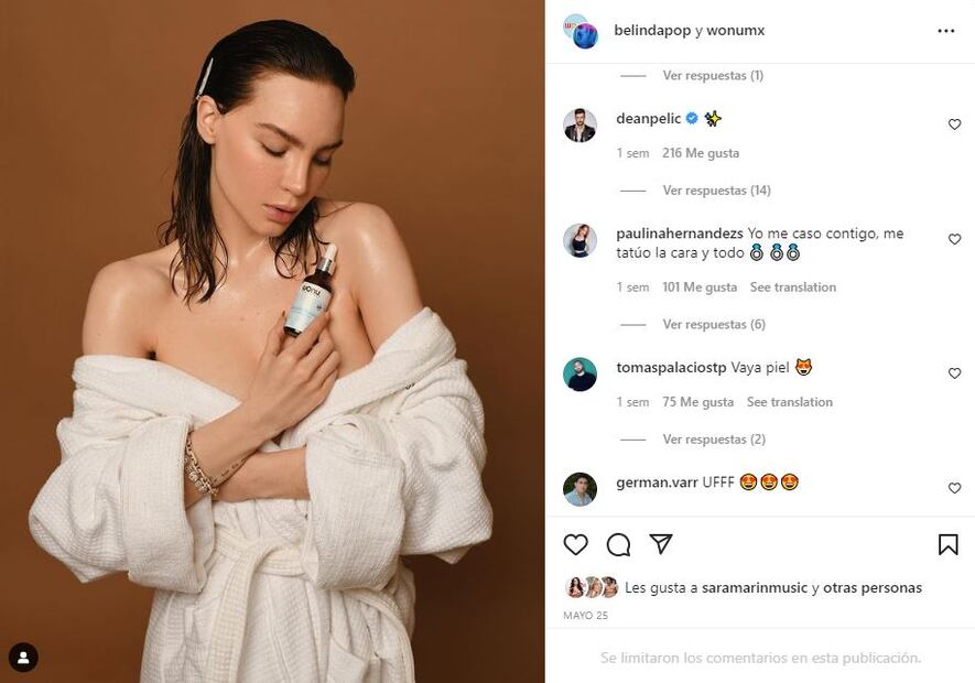 Belinda tiene nueva conquista. Es un modelo y escritor de Croacia