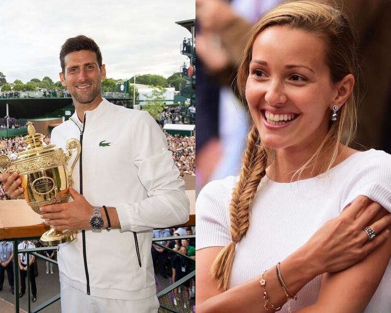 La duquesa de Cambridge, Kate Middleton, entrega el trofeo en la final más larga de Wimbledon