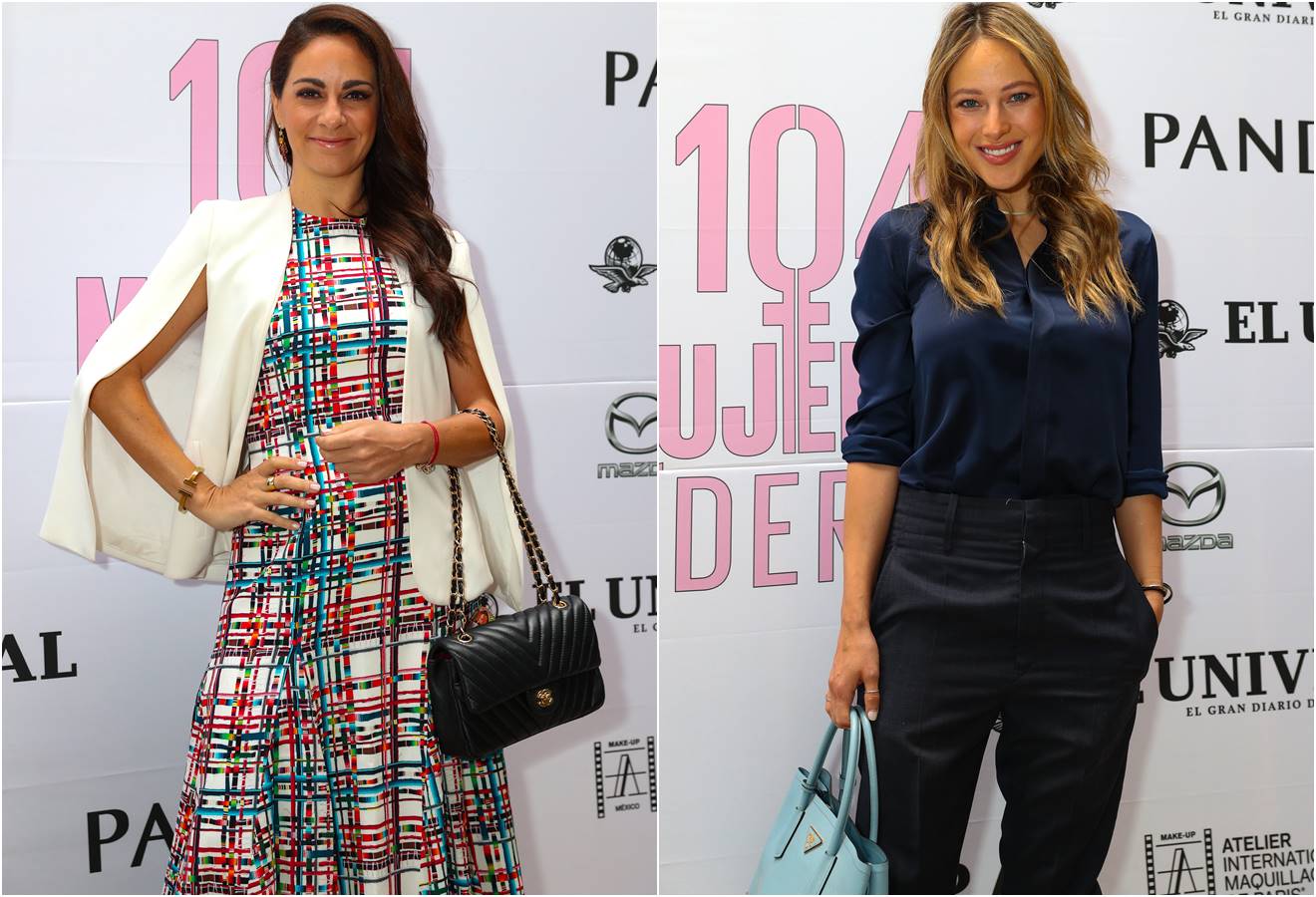Claudia Sheinbaum y Ximena Sariñana en el desayuno de las 104 Mujeres Líderes de México