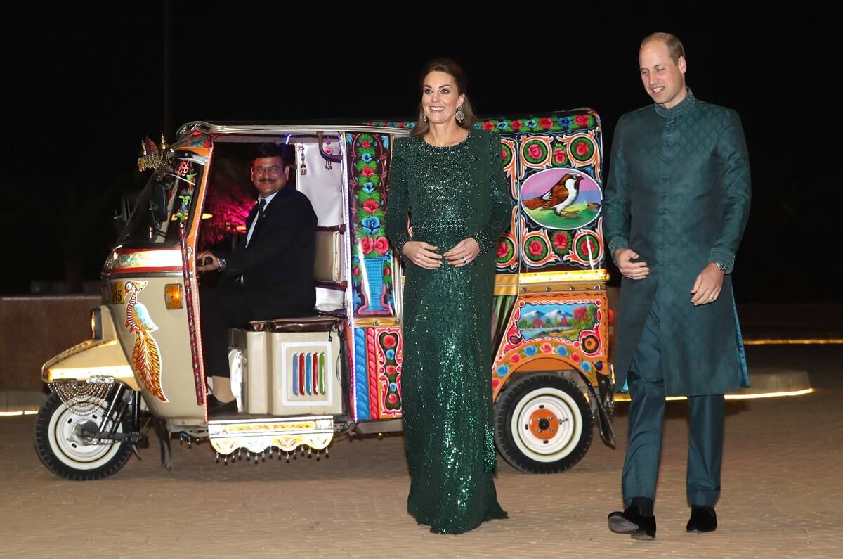 Como de Las Mil y una Noches, Kate Middleton y el príncipe William en su visita en Pakistán