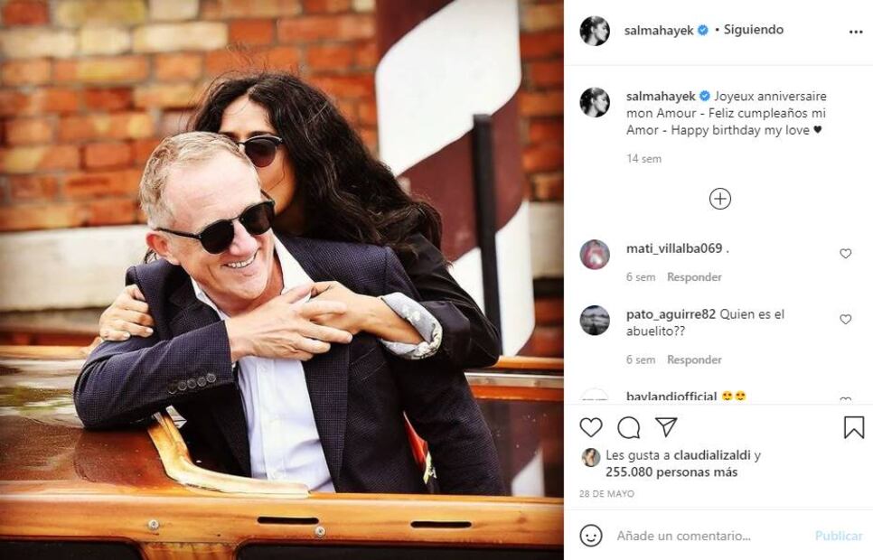 Salma Hayek está de luto: muere su cuñada Florence Rogers Pinault