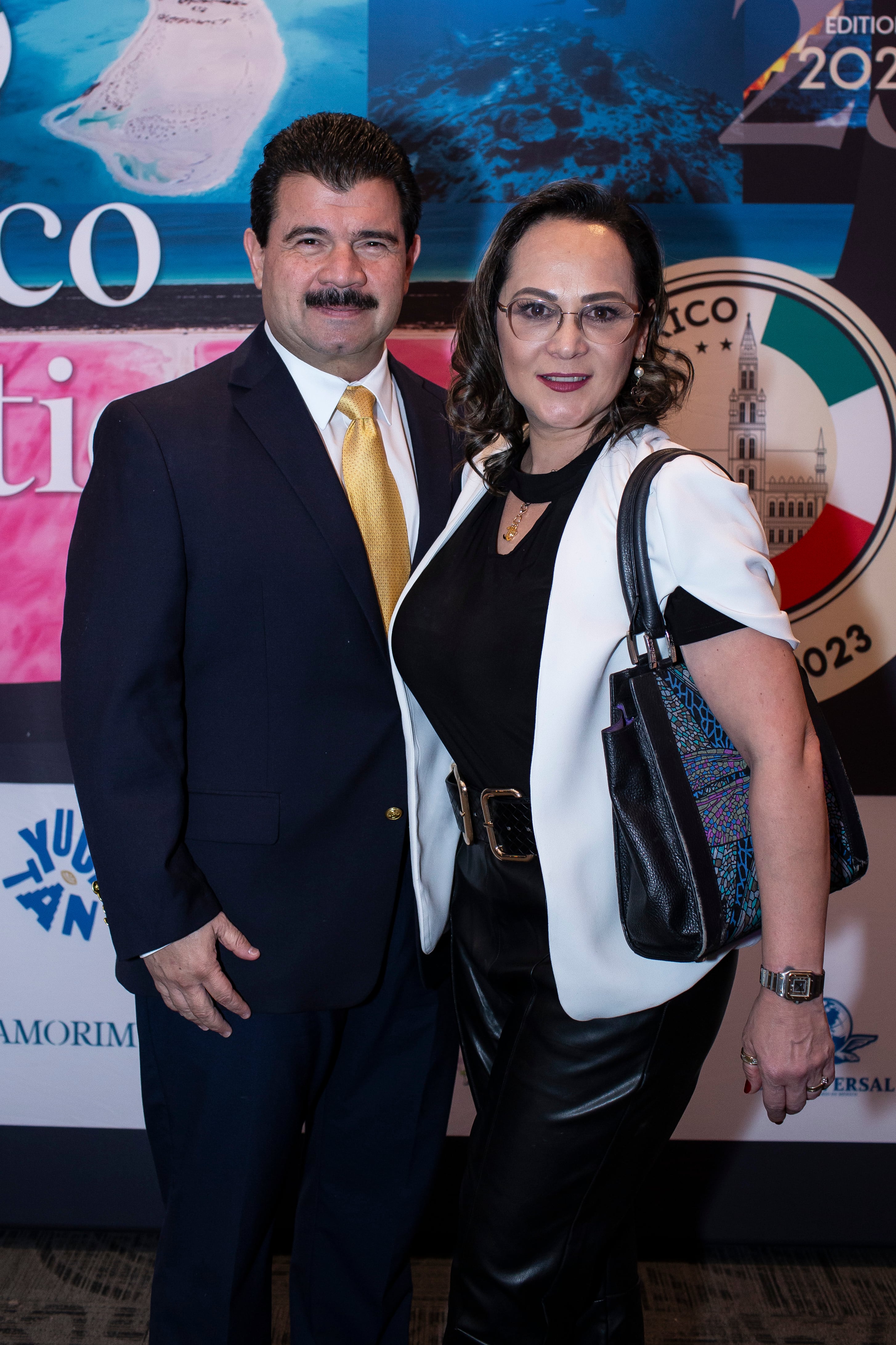 Gustavo Ortega y Gina Estrada. (Foto: Esteban Torreblanca)
