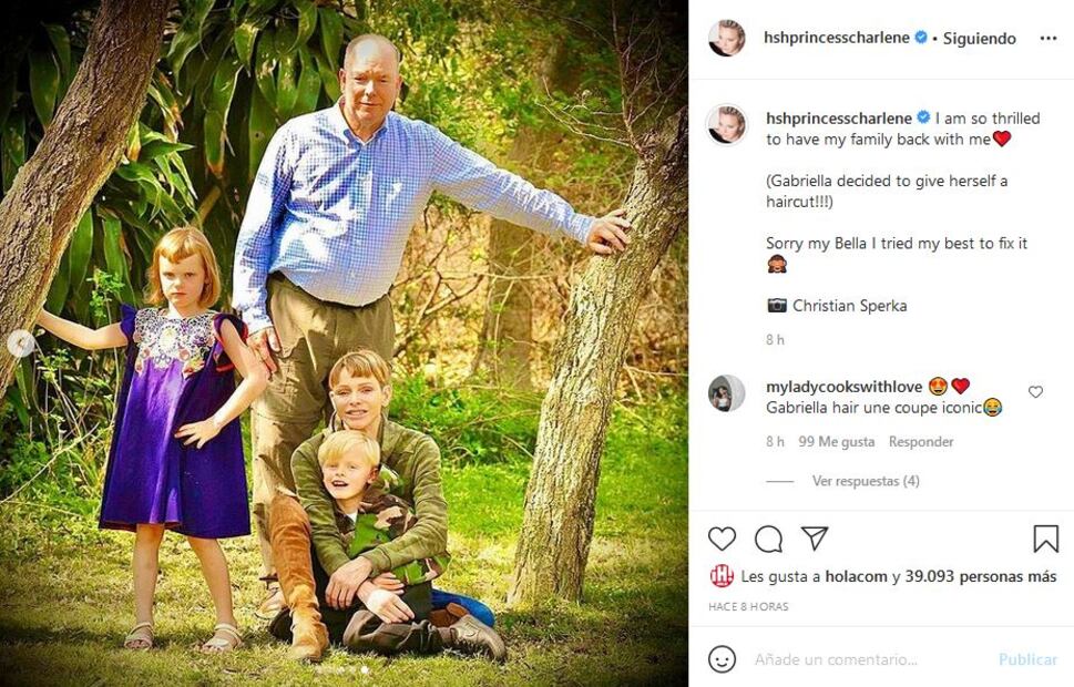 Charlène de Mónaco se reencuentra con el príncipe Alberto y sus hijos