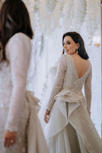 Hanna Jaff  y sus espléndidos vestidos de novia