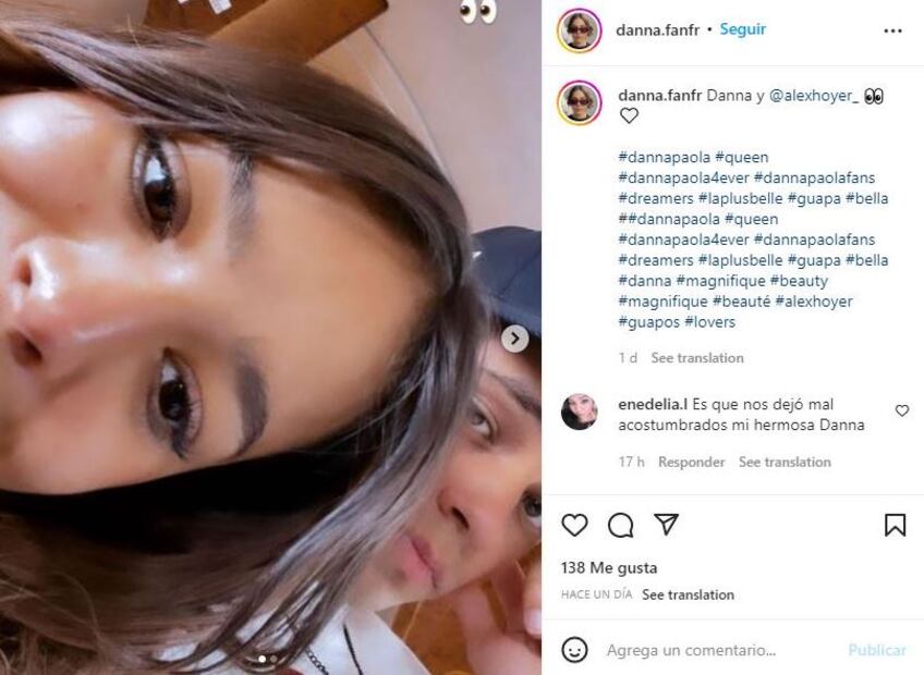 Danna Paola: Alex Hoyer habla por primera vez de su noviazgo