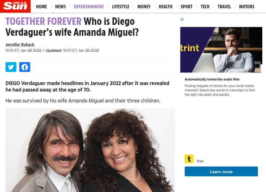 Diego Verdaguer: su muerte impacta en la prensa extranjera