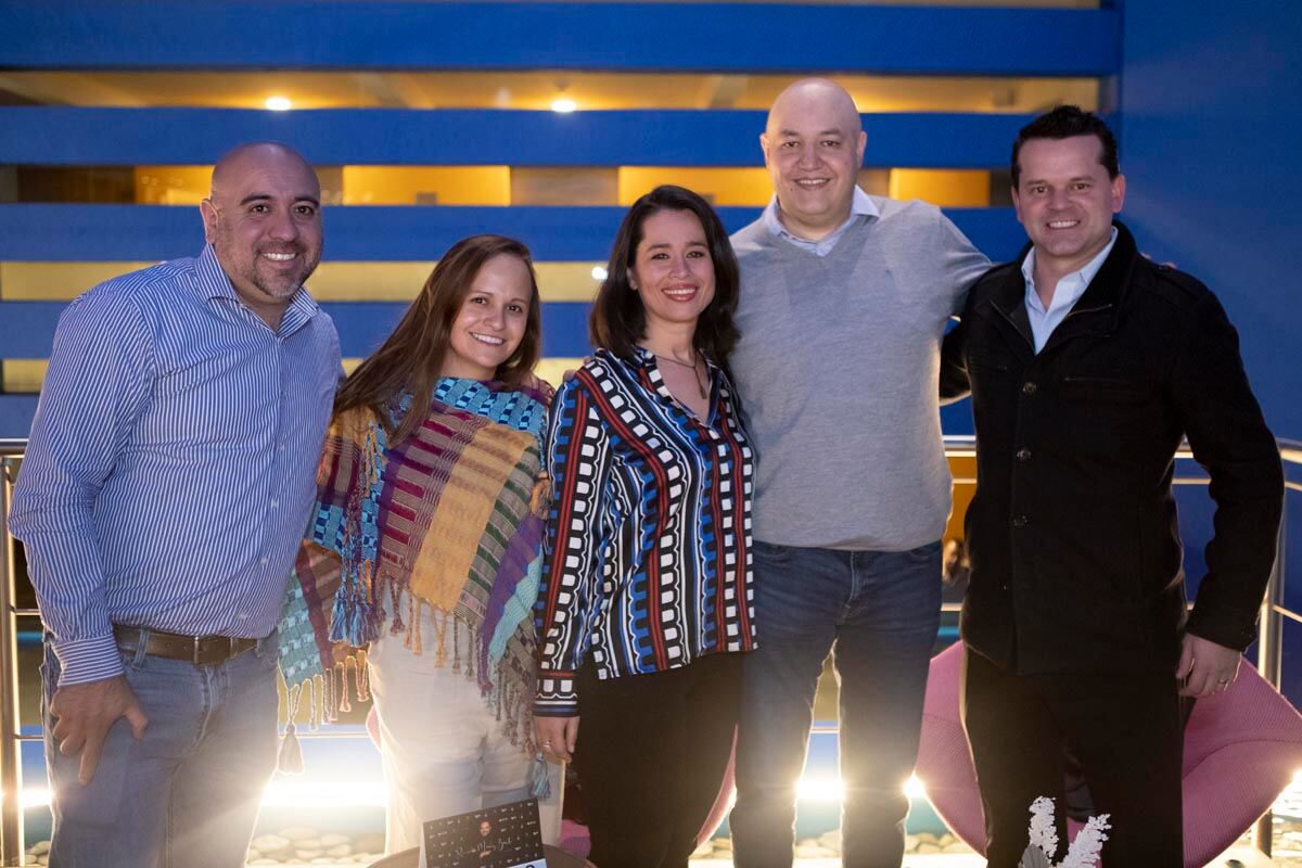 Daniel Flores, Amaranta Gaona, Angélica Reyes, Rafael de la Parra y Antonio Urquiza. (Foto: Karla Gómez para VIP)