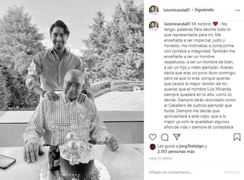Los nietos de Luis Miranda piden justicia