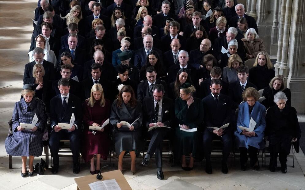 El homenaje a Constantino de Grecia en Windsor / AFP