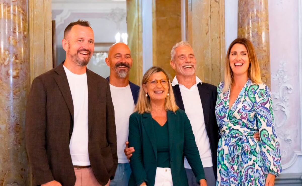 Lorenzo Gaggiato, Emanuele Silvestri, Patrizia Guarinoni, Andrea Perotta y Chiara Perotta Ballarin. (Foto: Cortesía)