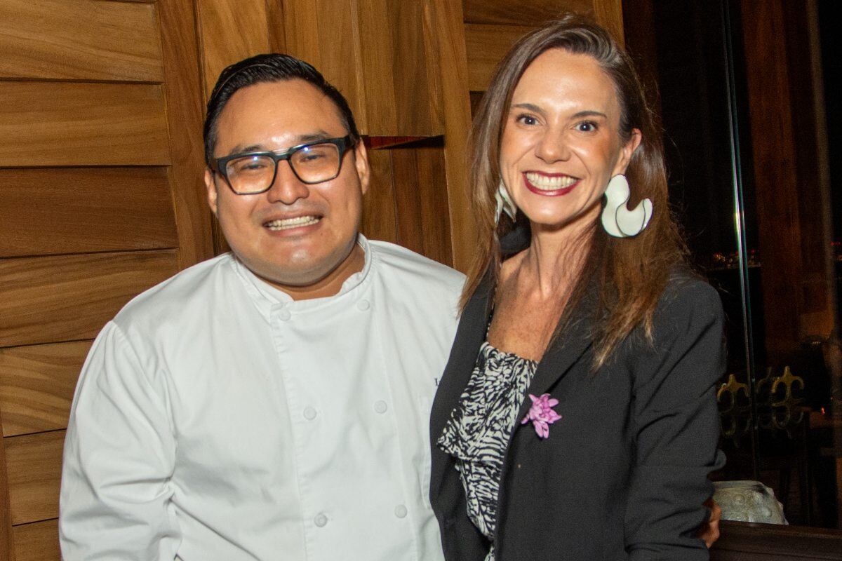 El chef de Ramona, Irving Cupul y Dani Mijares. (Foto: Especial)
