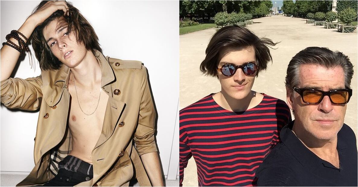 Papás famosos con hijos modelos