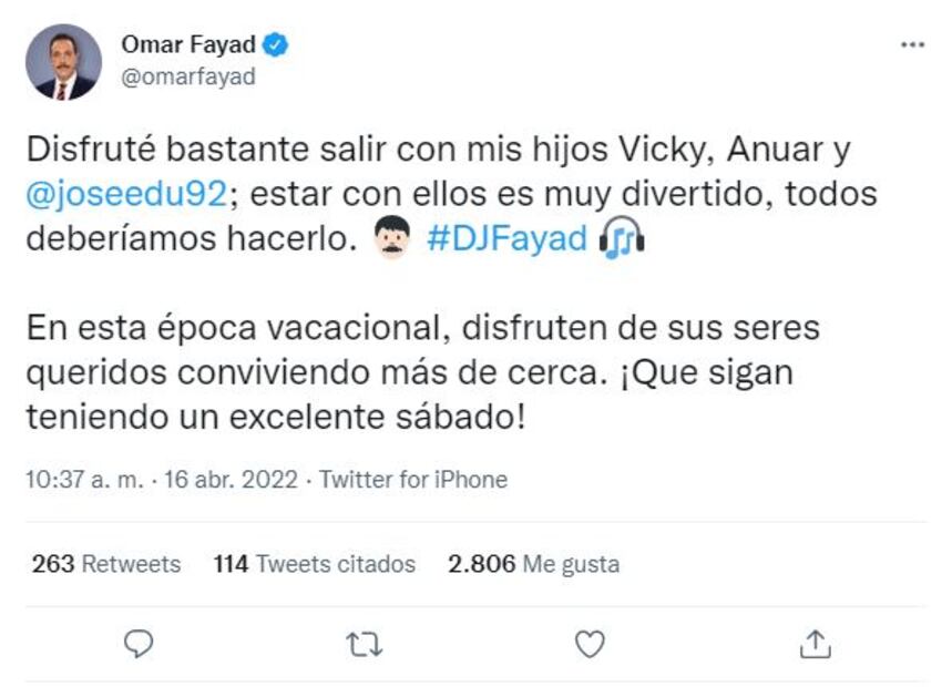 Omar Fayad, gobernador de Hidalgo, se va de antro y se vuelve DJ