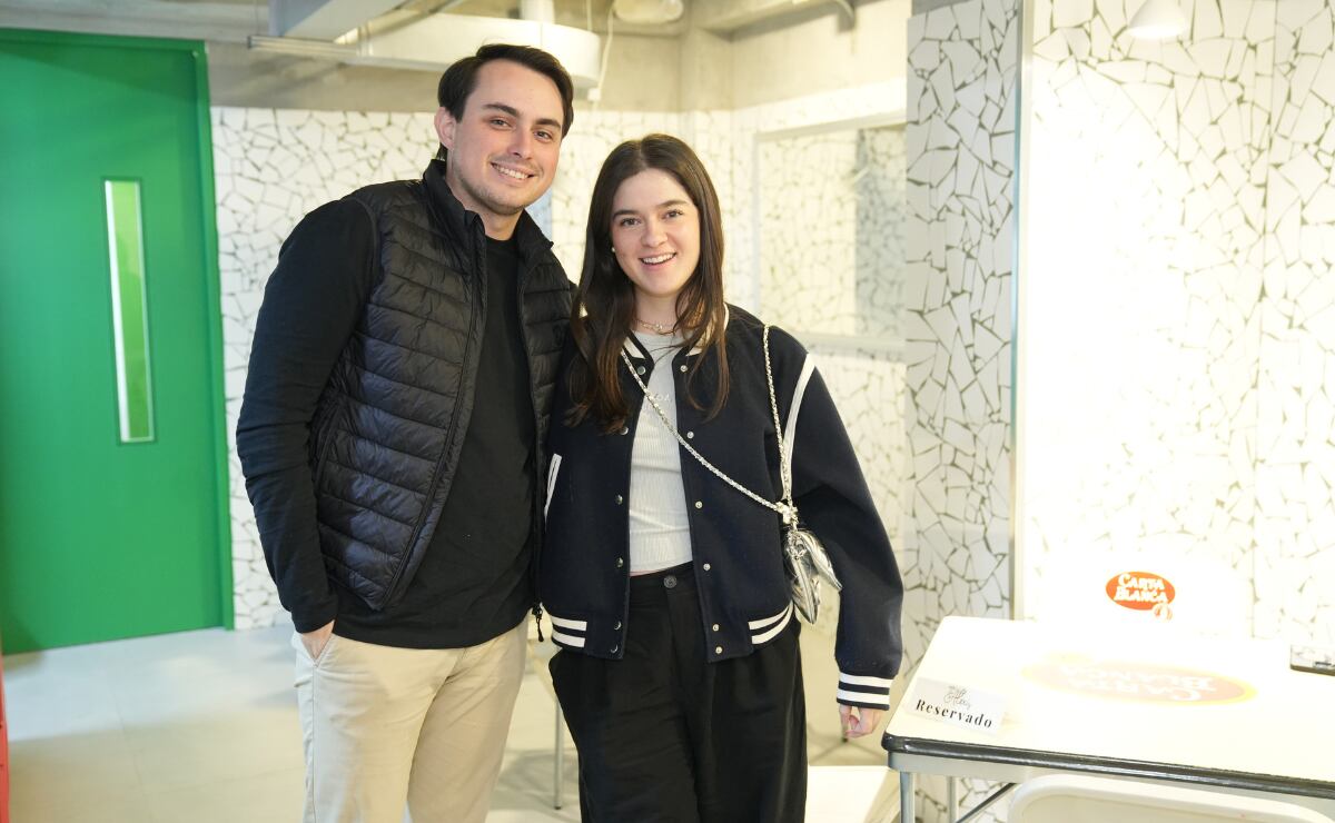 Iñigo Arsuagay Natalia Giner en la inauguración de la segunda sucursal de Tacos Los Alexis / Foto: Leonardo Gómez