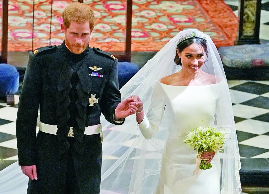 Tras la renuncia de Meghan Markle y el príncipe Harry, el museo Madame Tussaud retiró las figuras de los duques de Sussex