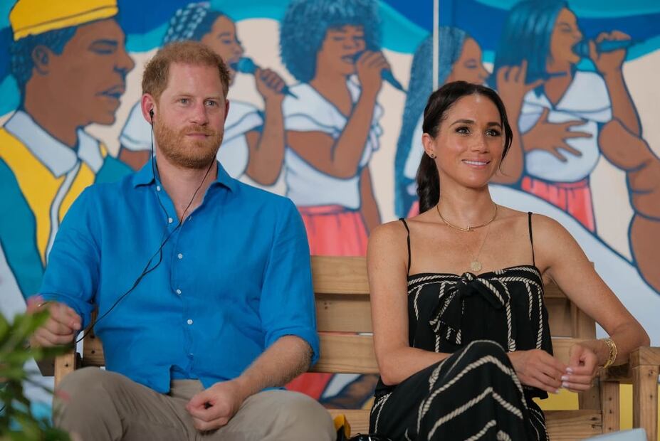 Meghan Markle y el príncipe Harry en su viaje a Colombia / Foto: EFE