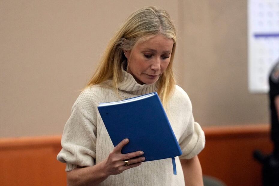 Demandan a Gwyneth Paltrow por chocar contra un hombre mientras esquiaba