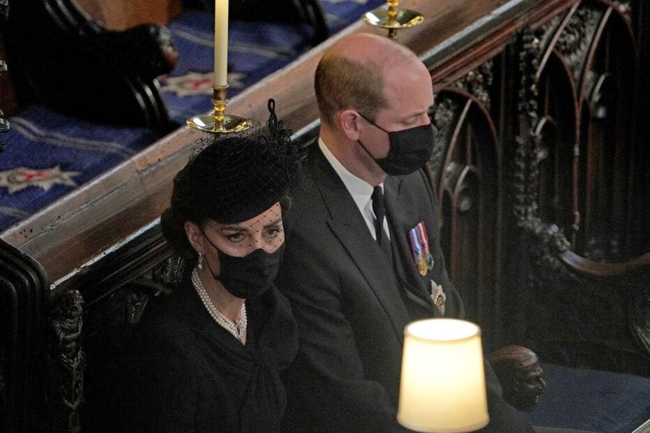 El homenaje de Kate a la reina en el funeral del príncipe Felipe