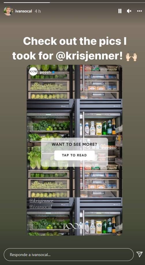 Así lucen los impactantes refrigeradores de Kris Jenner, son 3 y están GIGANTES