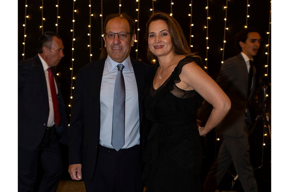 Marco Antonio Slim y Ximena Serrano. (Foto: Esteban Torreblanca)