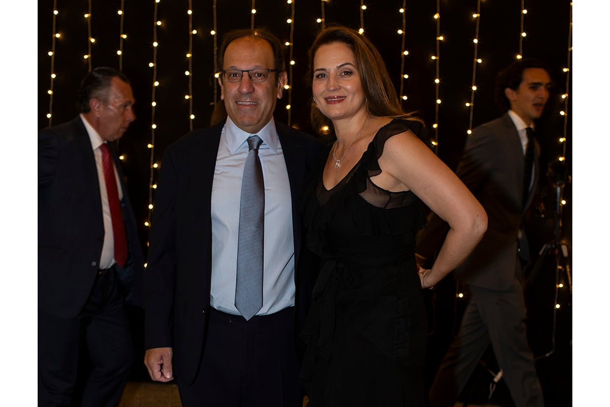 Marco Antonio Slim y Ximena Serrano. (Foto: Esteban Torreblanca)