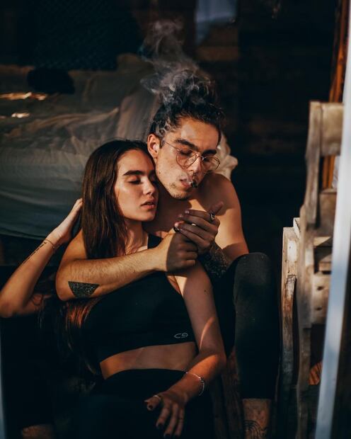 Las fotos "hot" de Sergio Mayer Mori y Raquel Chaves