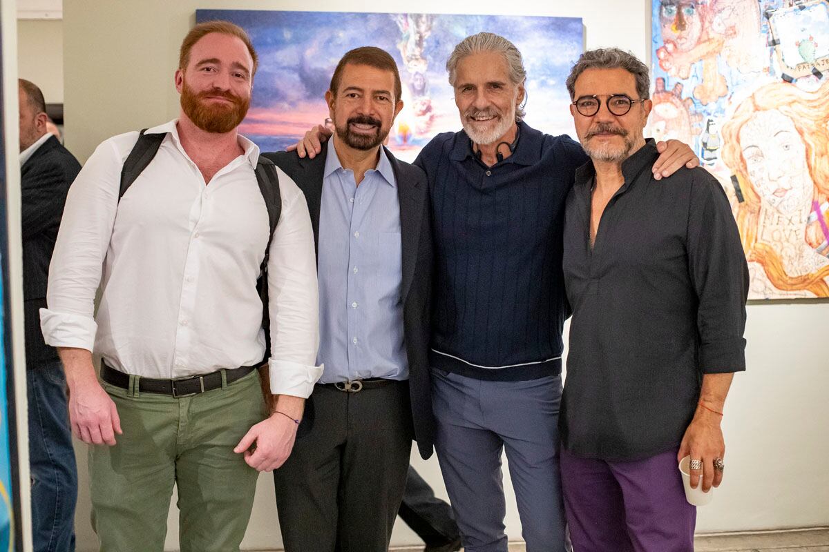 Íñigo Lorenzo, Mauricio de la Rosa, Carlos Bisdikian y Alonso Taladrid.  (Foto: Edgar Silva Fuentes)