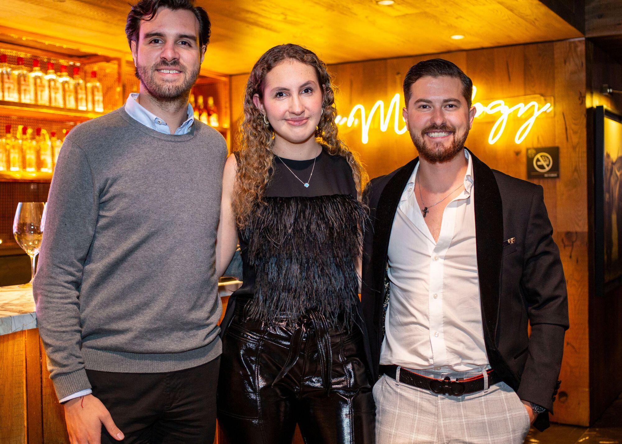 Rodrigo Castelazo, Majo Pérez y Diego Avilés. (Foto: Sergio Tapia para VIP)