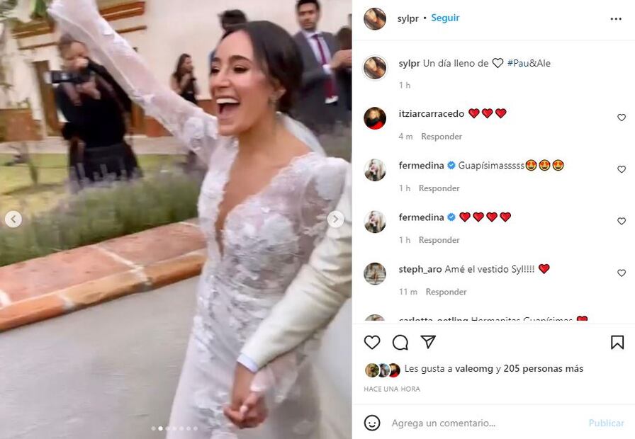 Pau, hermana de Juanpa Zurita, se casa con Alejandro Serralde
