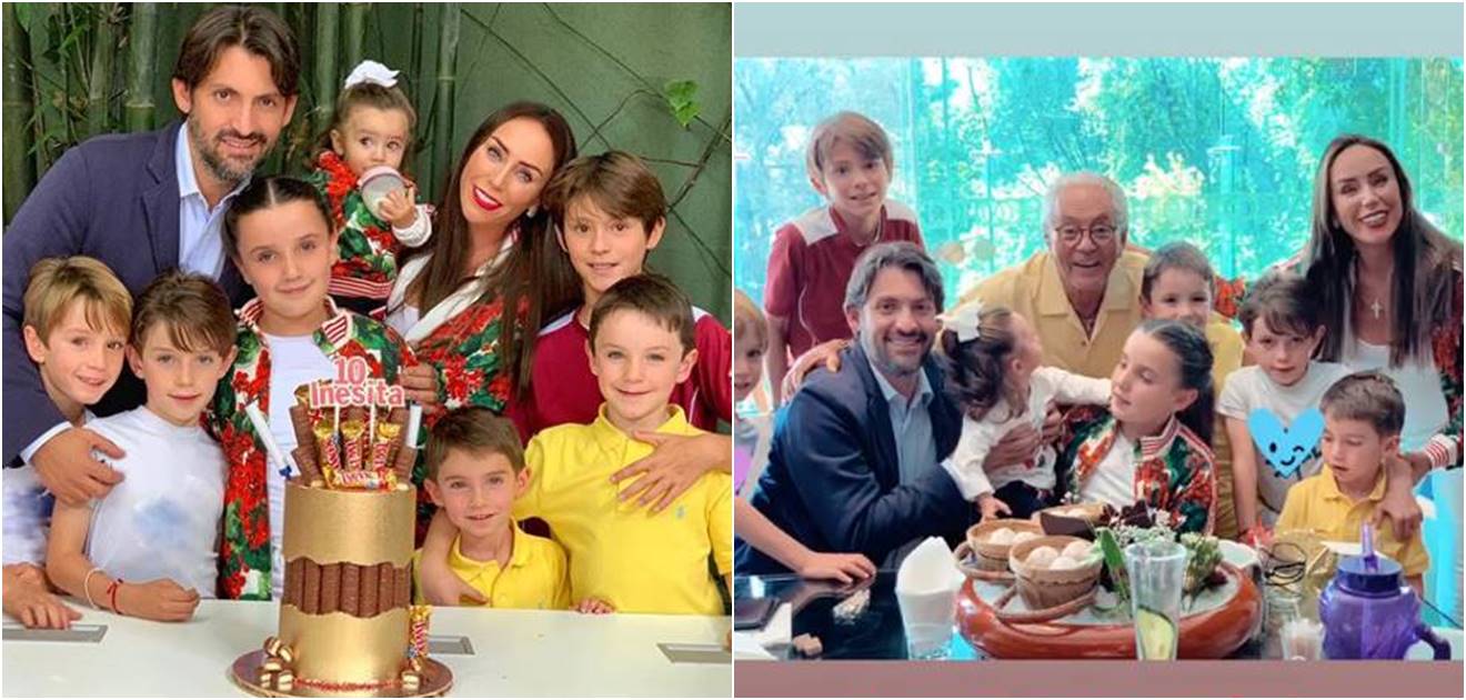 El estiloso match de Inés Gómez Mont y sus hijas Inesita y María con jacket de Dolce & Gabbana
