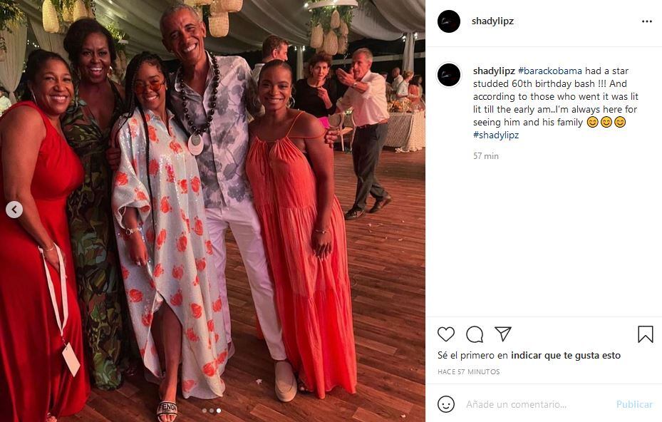 Barack Obama sí tuvo fiesta y así fue de espectacular