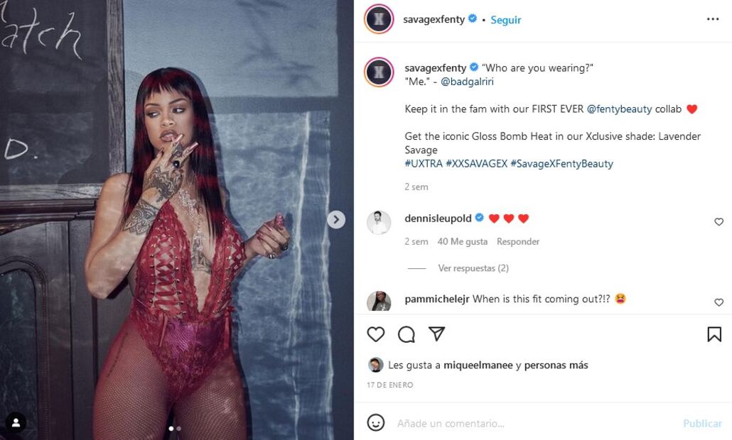 Savage X Fenty de Rihanna recauda otros 125 millones de dólares