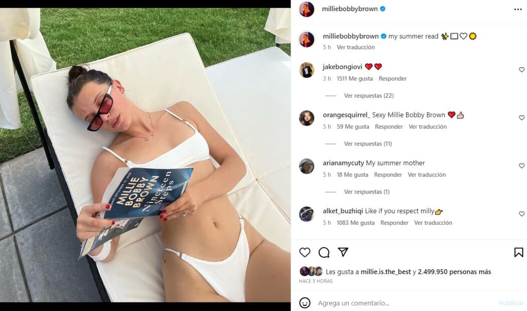 Instagram: @milliebobbybrown