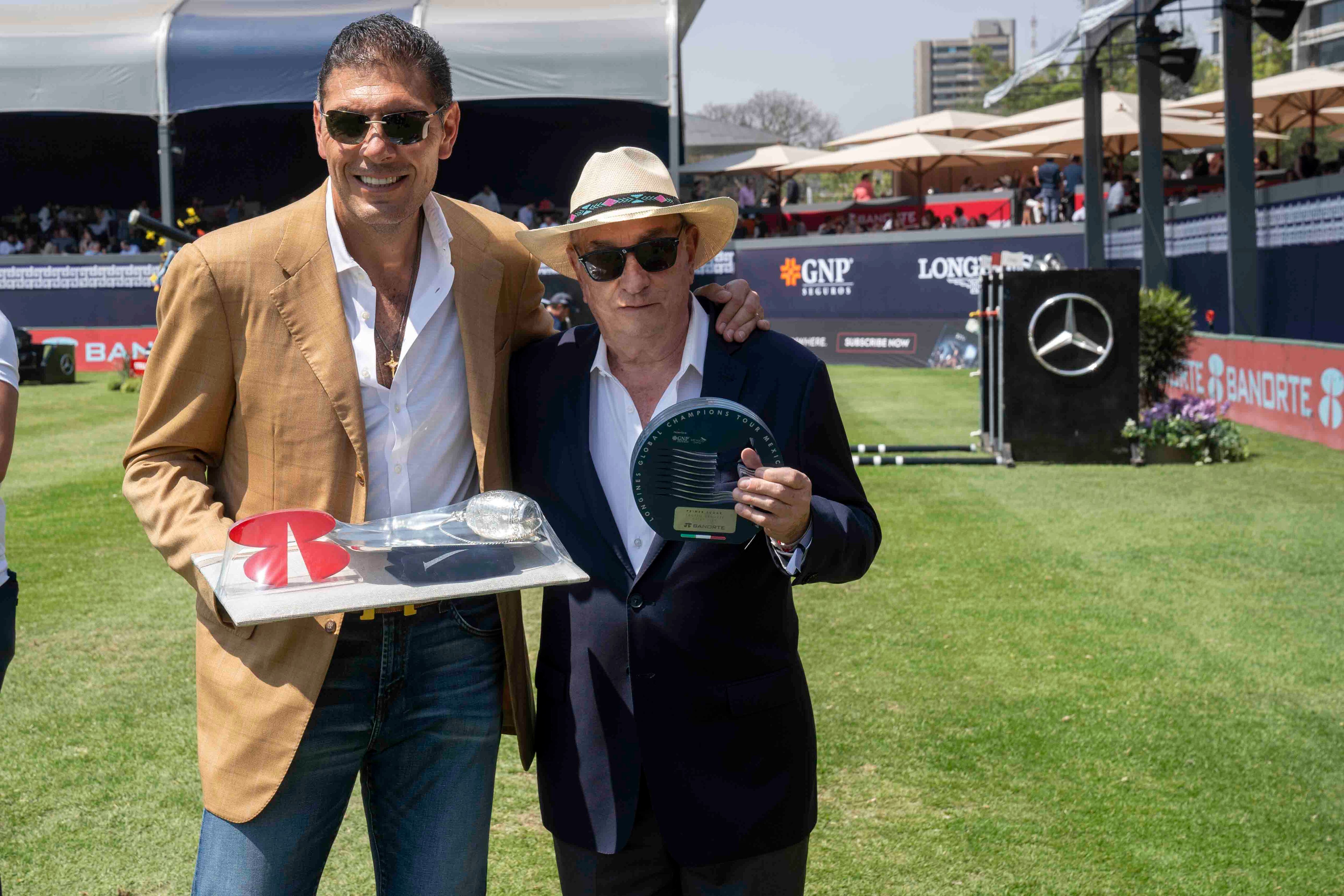 Jorge Hank y Juan Manuel Cosío. (Foto: Arturo Quintero)