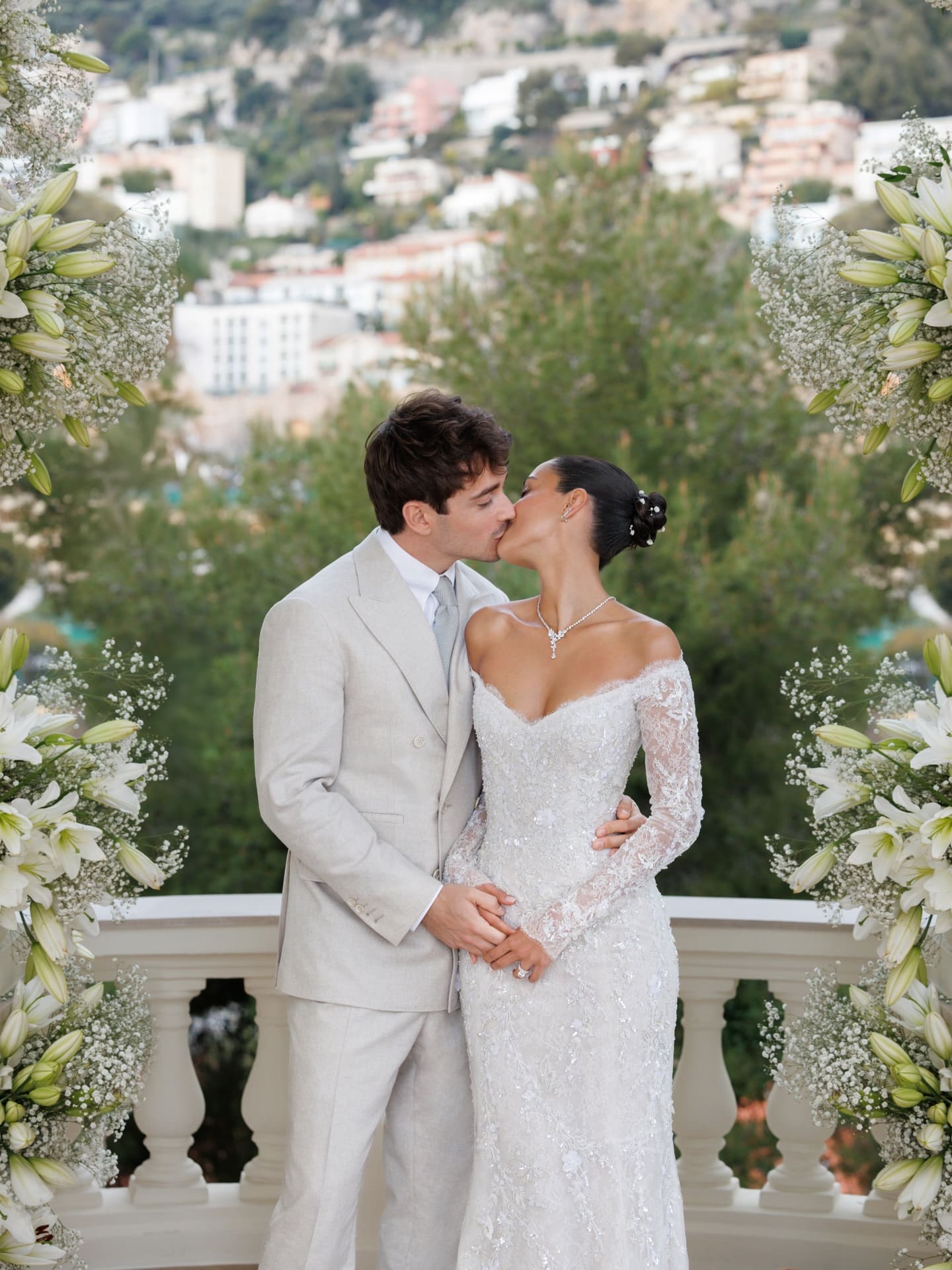 Charles Leclerc y Alexandra Leclerc. (Foto: Instagram)