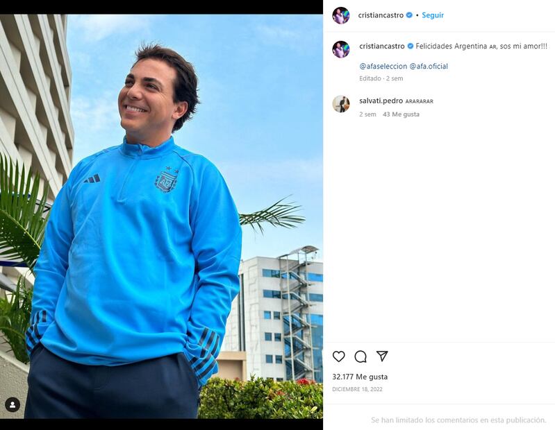 Cristian Castro no tiene planes de regresar a México pese a súplicas de Verónica Castro