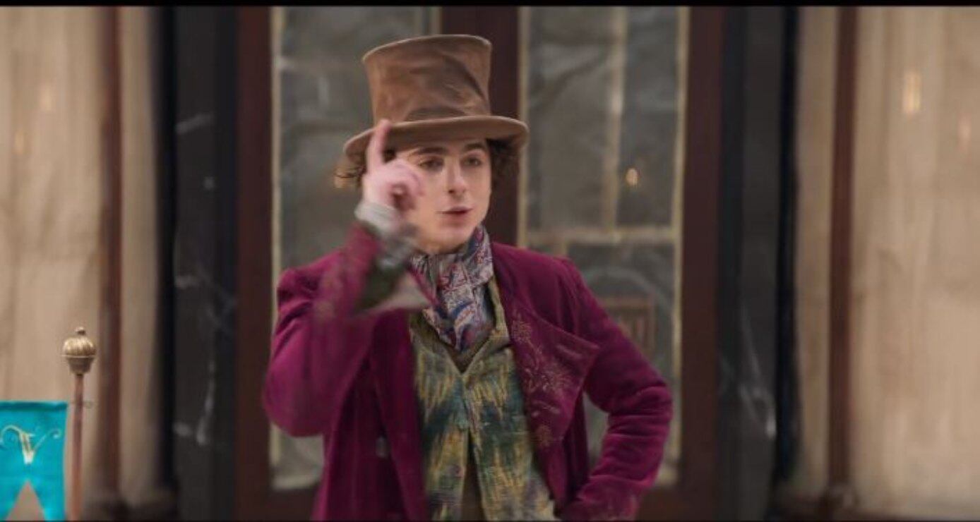 Timothée Chalamet presenta el tráiler de "Wonka" ¡Maravilloso!