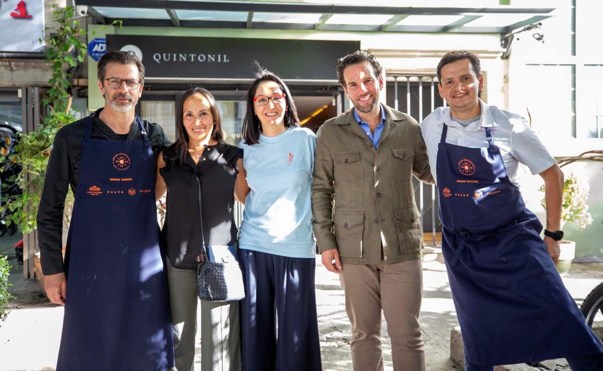 Carlos Loret de Mola en el 10 aniversario de Quintonil