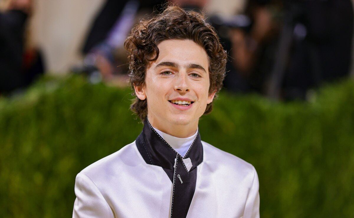 Timothée Chalamet revela cómo luce caracterizado de Willy Wonka