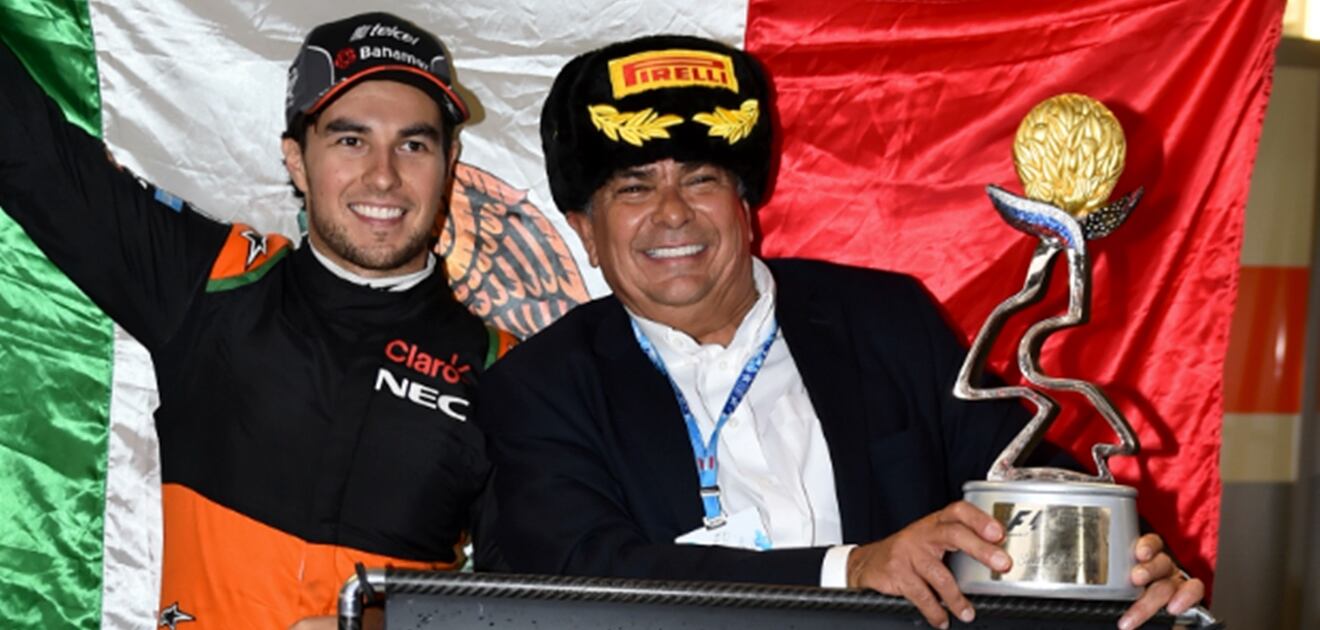 <p>Checo Pérez y Antonio Pérez Garibay, la pasión por la adrenalina se lleva en la sangre. <strong>(Cortesía: Makken) &nbsp;</strong></p>
