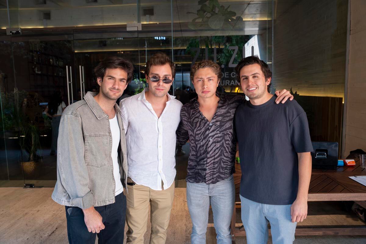Patrick Charles, Manolo López Portillo, Braulio López y Andrés González. (Foto: Héptor Arjona)