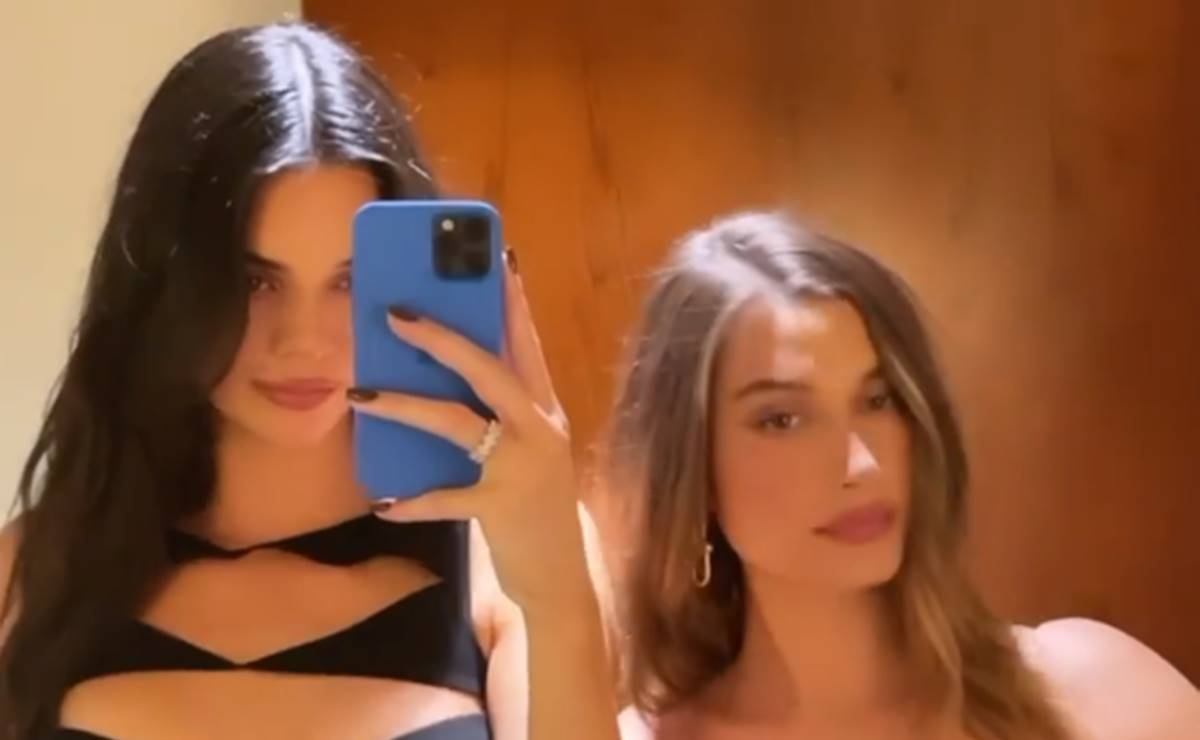 Kendall Jenner deja poco a la imaginación un vestido cut out para boda de amiga