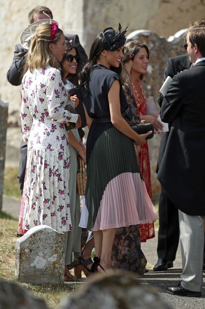 Meghan Markle celebra su cumpleaños en la boda de un amigo del príncipe Harry