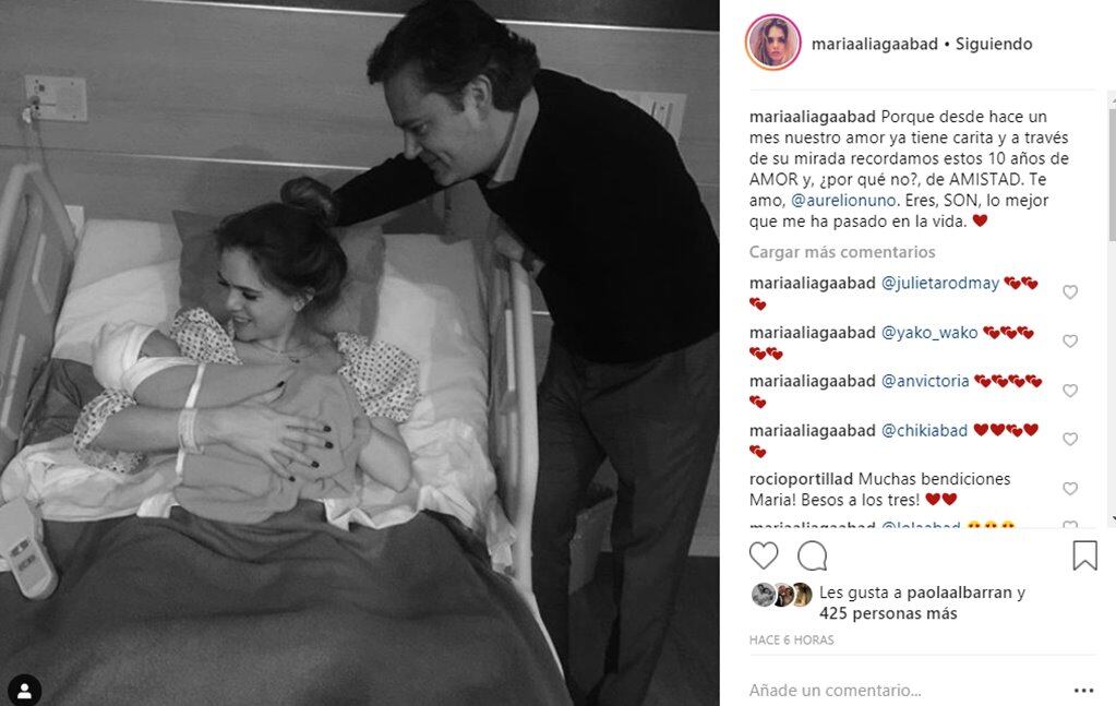 Aurelio Nuño y María Aliaga comparten la primera foto de su bebé