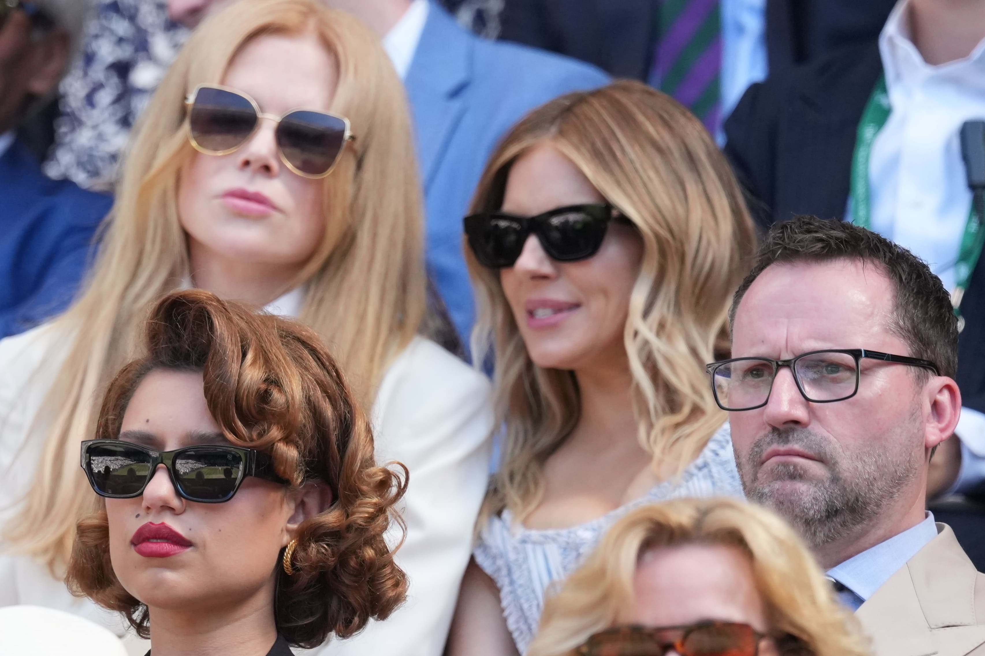 Nicole Kidman, Raye y Sienna Miller. (Foto: AP)