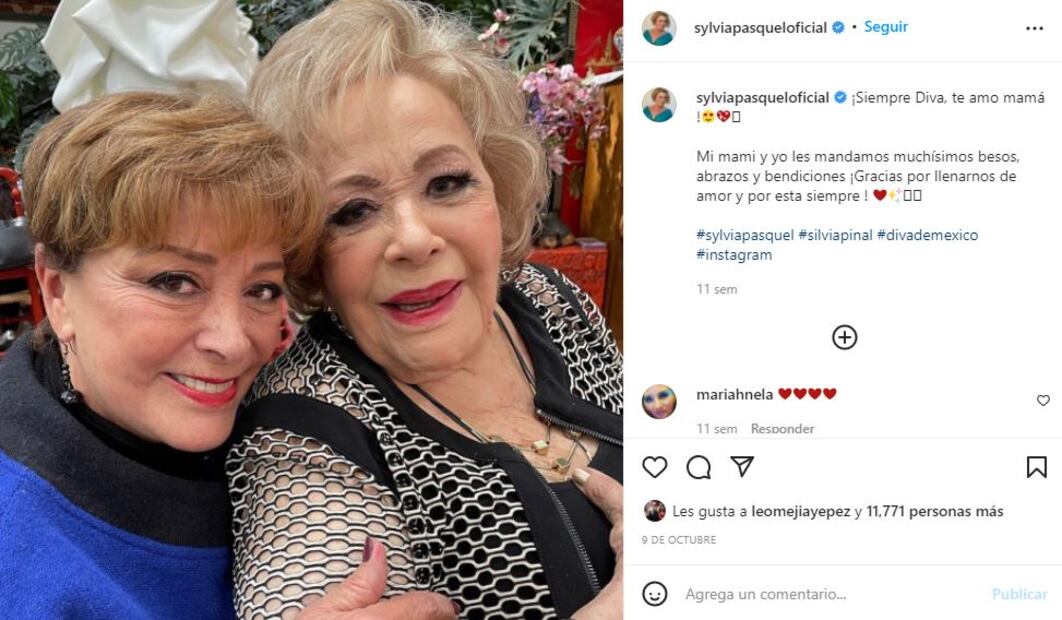 Silvia Pinal es dada de alta del hospital