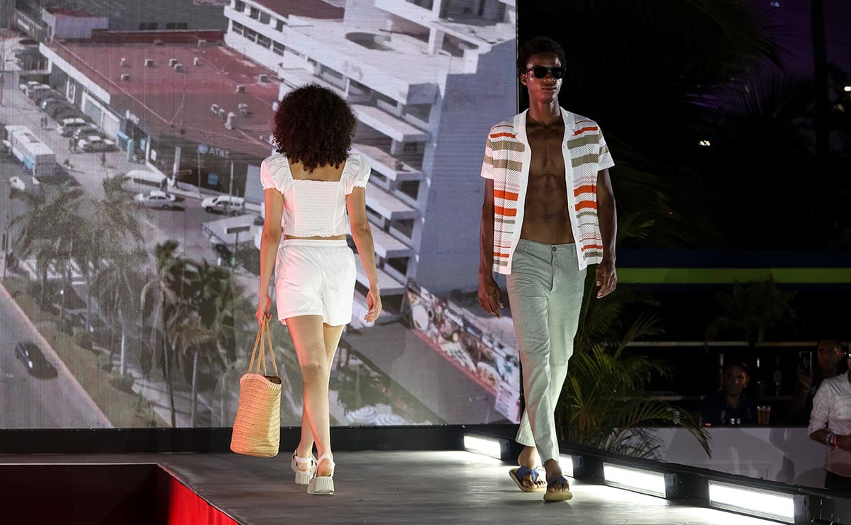 Looks vistos en el desfile de moda. Foto: Cortesía